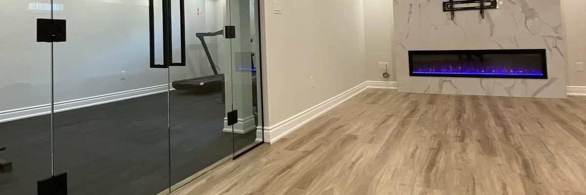 New Flooring & Firelplace Installation